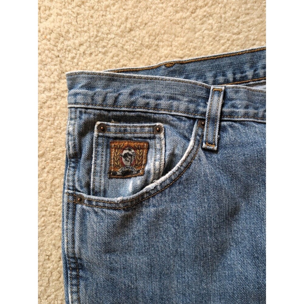 CINCH Men's BRONZE LABEL Regular Fit Medium Stone Wash Jeans 36x32 M90632001 YKK - Picture 6 of 14